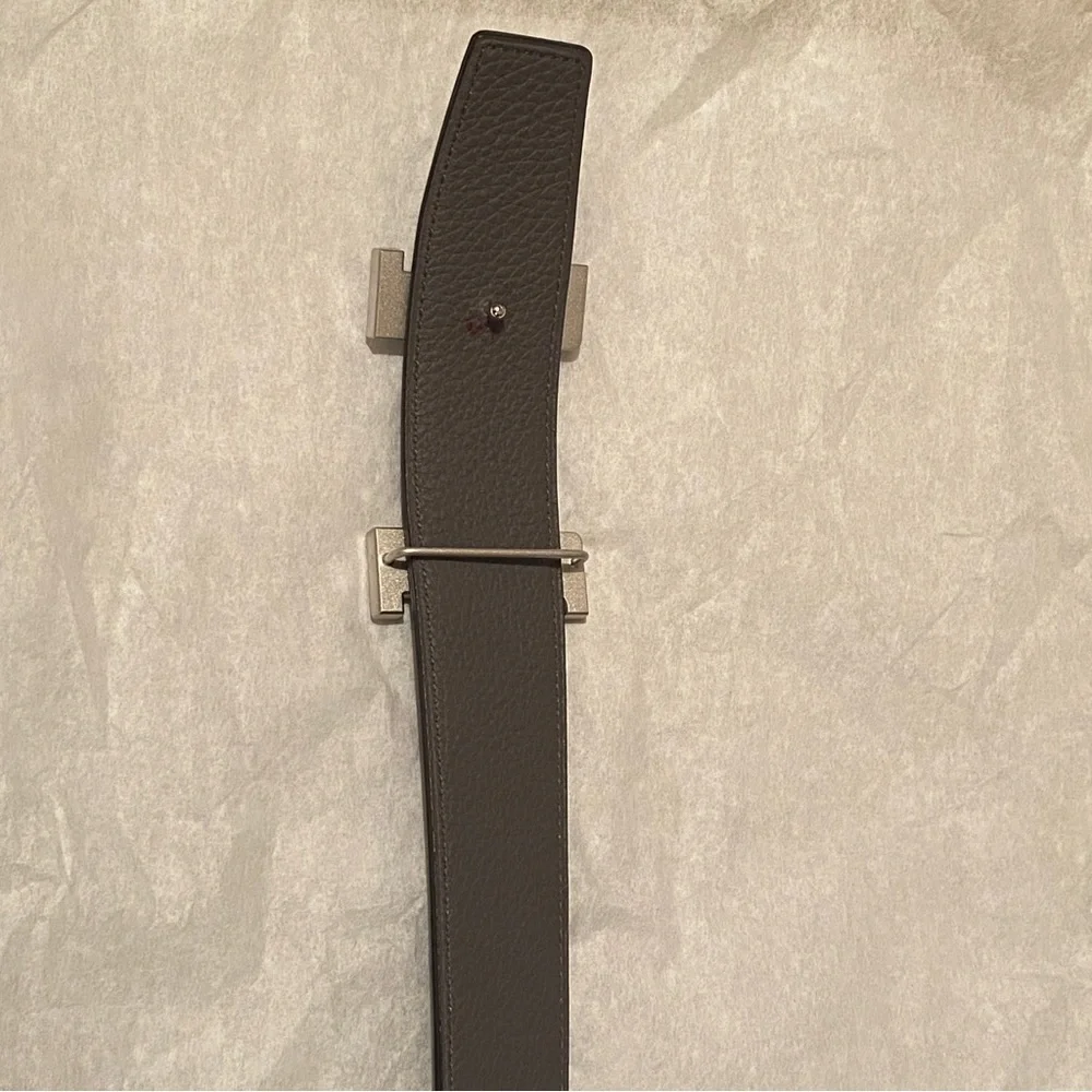 HERMES Constance belt buckle & Reversible leather strap 38 mm - Picture 4 of 8